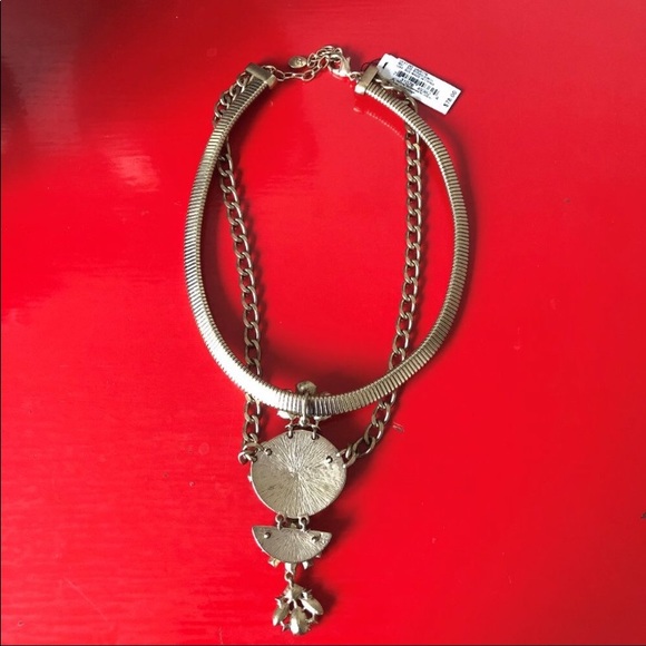 BELLE BADGLEY MISHKA GOLD NECKLACE - Picture 3 of 5